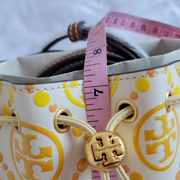 Tory Burch T Monogram Degrade Mini Bucket Bag - Picture 15 of 16